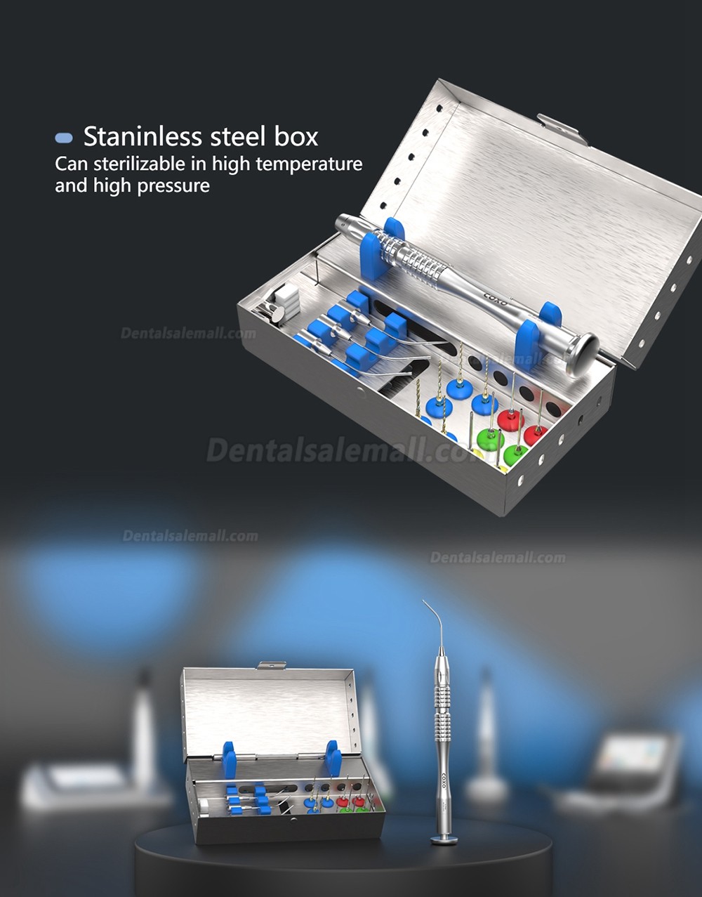 YUSENDENT COXO C-FR1 Dental Endodontic Treatment Broken Instrument Endo File Removal Tool Kit